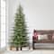 7.5ft. Pre-Lit Slim Alberta Artificial Spruce Tree, Warm White LED Lights